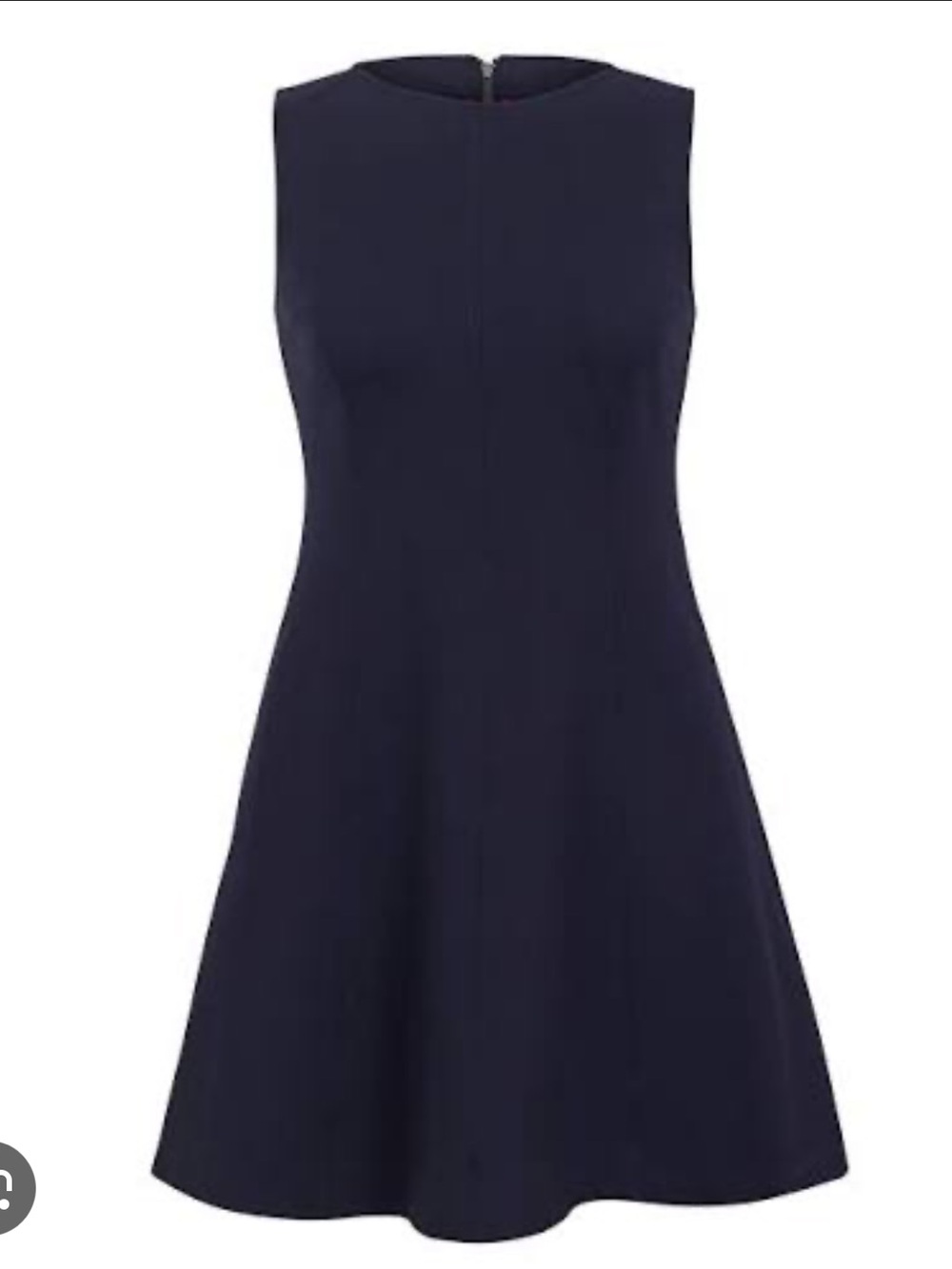 SPANX Navy Sleeveless A-Line Fit and flare Dress
